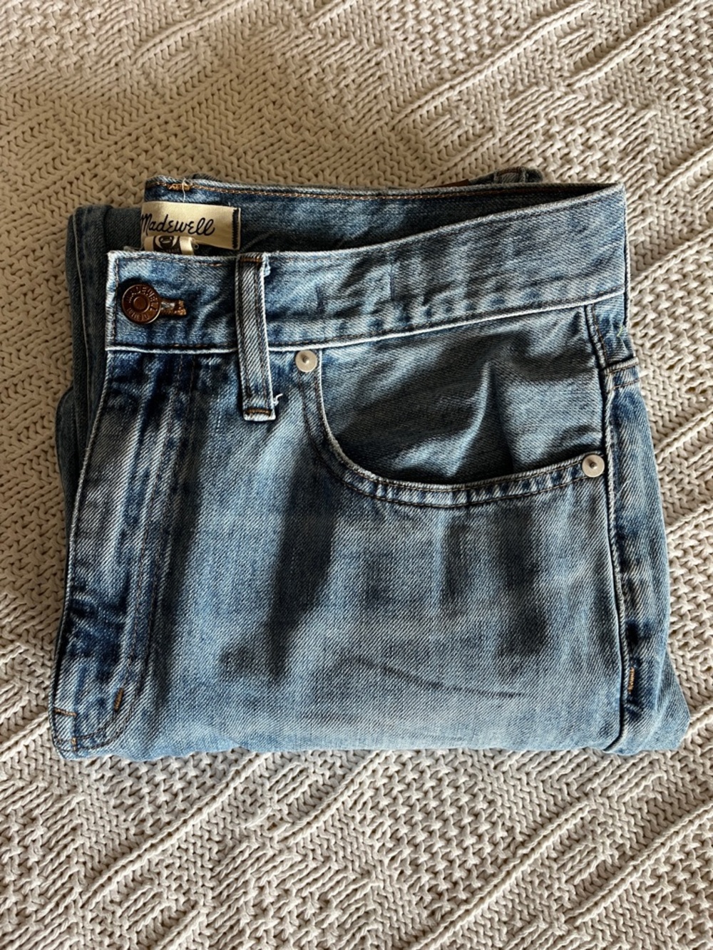 Madewell The Slouchy Boyjean in Riverspring Wash Sz 28 - Picture 16 of 16